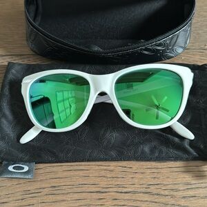 Oakley womens sunglasses white NIB